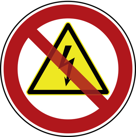 Symbol Stromausfall Symbol Stromausfall