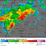 Radarbild um 00:10 Uhr (Quelle: kachelmannwetter.com)
